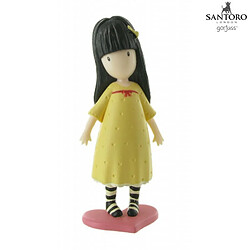 COMANSI Figurine Gorjuss de Santoro petite fille avec une robe jaune