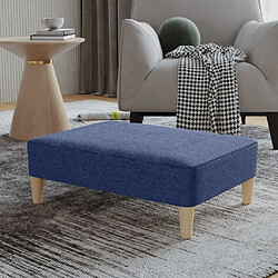 Maison Chic Repose-pied,Tabouret confortable Bleu 78x56x32 cm Tissu -MN64084