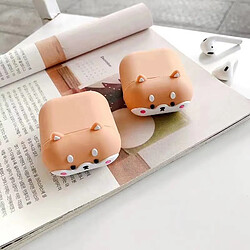 GUPBOO Airpods Coque Housse Étui Protecteur Compatible pour AirPods Pro-Mignon Papa Shiba Inu Silicone