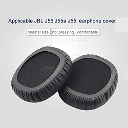 Acheter Wewoo Coussinets Mousse Pour les casques JBL J55 / J55a / J55i en similicuir + mousseétui de protection casque anti-bruitune paire noir