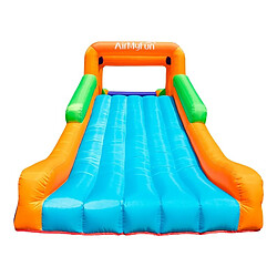 Avis Airmyfun Château Gonflable Toboggy avec toboggan XXL et mur d'escalade, Surface 435x200x220 cm - souffleur et sac de rangement inclus