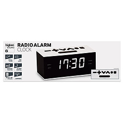 Bigben Interactive Radio Réveil Brick (Blanc)