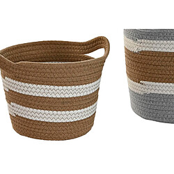 Acheter Set de basket DKD Home Decor Fibre (33 x 33 x 26 cm) (2 Unités)