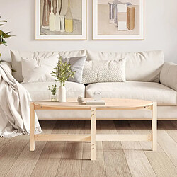 Avis Maison Chic Table basse,Table Console Table d'appoint, Table pour salon 118x63x45 cm Bois massif de pin -MN43749