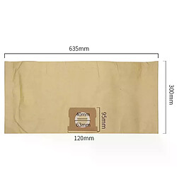 Sacs de remplacement pour aspirateur en papier, sacs de nettoyage, balayeuse, sac collecteur de poussière, cartouche de 20l pour BOBHOME, 15 pièces, GY 308