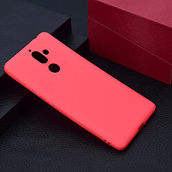 Wewoo Coque Souple Pour Nokia 7.1 Plus Candy Color TPU Case Rouge