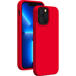 Coque iPhone 13 Pro Max Silicone SoftTouch Rouge Bigben