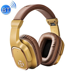 Wewoo Casque sans fil OneDer S2 Bluetooth version 5.0 monté sur la têtecasqueavec micromains librescarte TFclé USBAUXFonction FM Marron