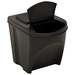 Acheter vidaXL Poubelles empilables 4 pcs Anthracite 100 L