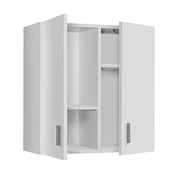 Avis Dansmamaison Armoire suspendu 2 portes - Blanc - MULA