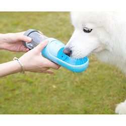 YP Select Portable Pets Accompagning Cups Dogs Out of The Kettle Pets Eau potable Chien Tasses à eau Mangeoires à eau d'extérieur-Bleu