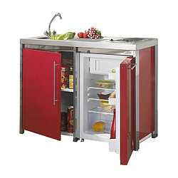 Moderna Kitchenette METALLINE Haut Red