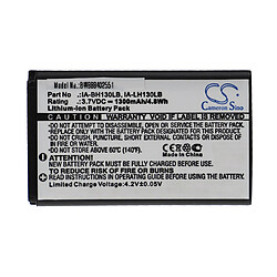 vhbw Batterie compatible avec Samsung HMX-U15, C14, C24, HMX-U20BP, HMX-U20, HMX-W200, C20 caméra vidéo caméscope (1300mAh, 3,7V, Li-ion)