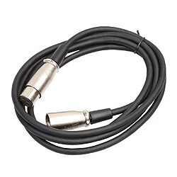 Acheter Câble de microphone blindé 3 broches xlr mâle à fil d'extension audio femelle 1,8 m