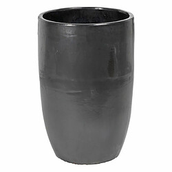 BigBuy Home Vase Gris Céramique 52 x 52 x 80 cm (2 Unités)