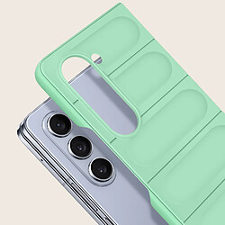 Acheter Avizar Coque pour Samsung Galaxy Z Fold 5 Silicone Gel Robuste et Antichoc Vert Clair