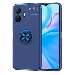 Coque en TPU anti-chute avec béquille pour votre Vivo Y77e 5G - bleu