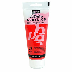 Pebeo Peinture acrylique opaque - Rouge foncé - 100 ml