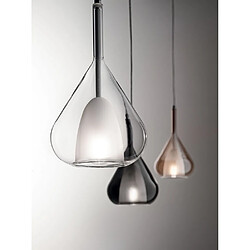 Avis Lumière Suspension Cluster Ambre, Gris Et Verre Transparent, E27