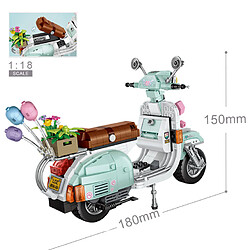 Universal Mini Bloc Mouton MOTO 673PCS Amusant/Exposition Petit Jouet Relaxant Créateur Modèle Voiture avec Collection Valeur Cadeau Amusant | Bloc (Vert)