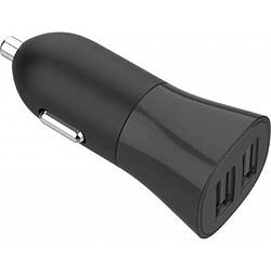 Avis Double Chargeur voiture USB A+A 4.8A (2.4+2.4A) FastCharge Noir Bigben