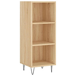 Avis vidaXL Buffet haut Chêne sonoma 34,5x32,5x180 cm Bois d'ingénierie