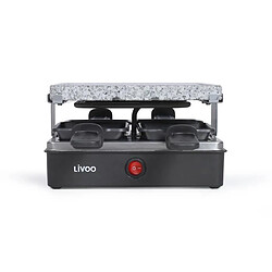 Avis Livoo Appareil à raclette 4 personnes revêtement antiadhésif Plateau en granite 600W