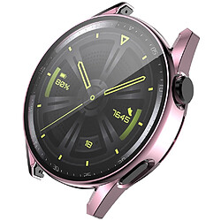 Coque en TPU ENKAY 9H, découpes précises, électroplaqué, rose pour votre Huawei Watch GT 3 42mm