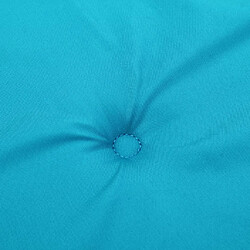 Maison Chic Coussin Confort | pouf | Coussin de banc de jardin turquoise 200x50x3 cm tissu -GKD70679 pas cher