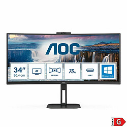 AOC Monitor Value-line Valueline CU34V5CW BK V5 series (CU34V5CW/BK) pas cher