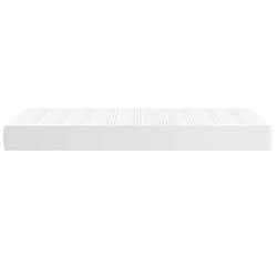 Avis Maison Chic Matelas de lit à ressorts ensachés, Matelas doux Blanc 100x200x20 cm -GKD16041