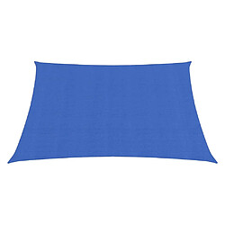 vidaXL Voile d'ombrage 160 g/m² Bleu 2x2,5 m PEHD