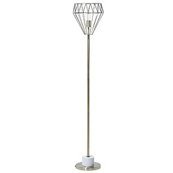 Beliani Lampadaire couleur bronze MOONI