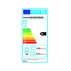 Four encastrable multifonctions 76l 60cm noir - NV7B4430ZAB - SAMSUNG