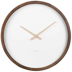 Karlsson Horloge murale en bois Ancho 50 cm.