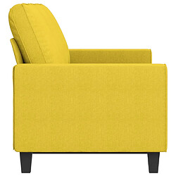 Acheter Maison Chic Canapé à 3 places,Canapé droit,Sofa de Salon,Banquette Jaune clair 180 cm Tissu -GKD447853