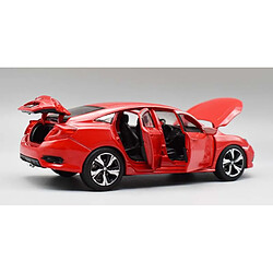 Universal 1/32 Voiture jouet Honda Civic Alliage métallique Moulé sous pression Miniature Simulation Acoustique et Optique Voiture jouet pour enfants