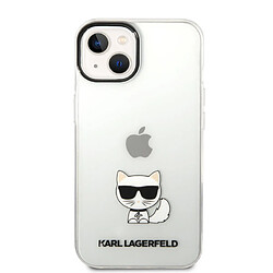 Avis Karl Lagerfeld Coque arrière en TPU Choupette Transparent pour iPhone 14 Plus