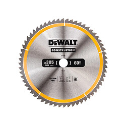 DeWalt - Lame de scie circulaire stationnaire 305x30mm, 60 dents - DT1960