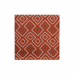 Housse de coussin DKD Home Decor Terre cuite Géométrique 50 x 1 x 50 cm