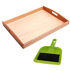 Jeu Educatif Enfant Bébé Montessori Matériel Vie Pratique Education Préscolaire Jouet en Bois - Kit de Balayage