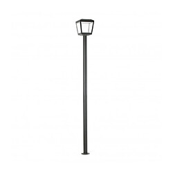 faro Lampadaire de jardin Plaza Gris foncé 1 ampoule 24cm