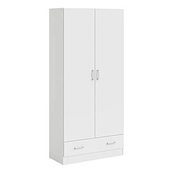 But Armoire 2 portes L.80 cm SPACE blanc