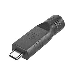 Avizar Adaptateur de Charge DC 4.0 x 1.7mm vers USB-C, Noir