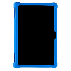 Coque en silicone flexible avec béquille pliable bleu foncé pour votre Lenovo Yoga Tab 11