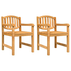 Avis Maison Chic Ensemble de salle à manger de jardin 4 pcs,Table et chaises d'extérieur Bois de teck massif -GKD463253