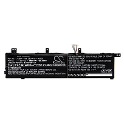 vhbw Batterie remplacement pour Asus 0B200-03430000, C31N1843 pour ordinateur portable Notebook (3450mAh, 11.55V, Li-polymère)