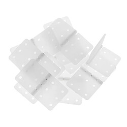 10pcs en plastique épinglé charnières pour avion rc passe-temps modèle avion pièces de rechange m