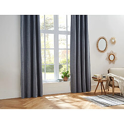 Atmosphera, Createur D'Interieur Rideau occultant Elena - 140 x 260 cm - Gris foncé