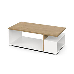 Avis But Table basse AXELLE imitation chêne/ blanc